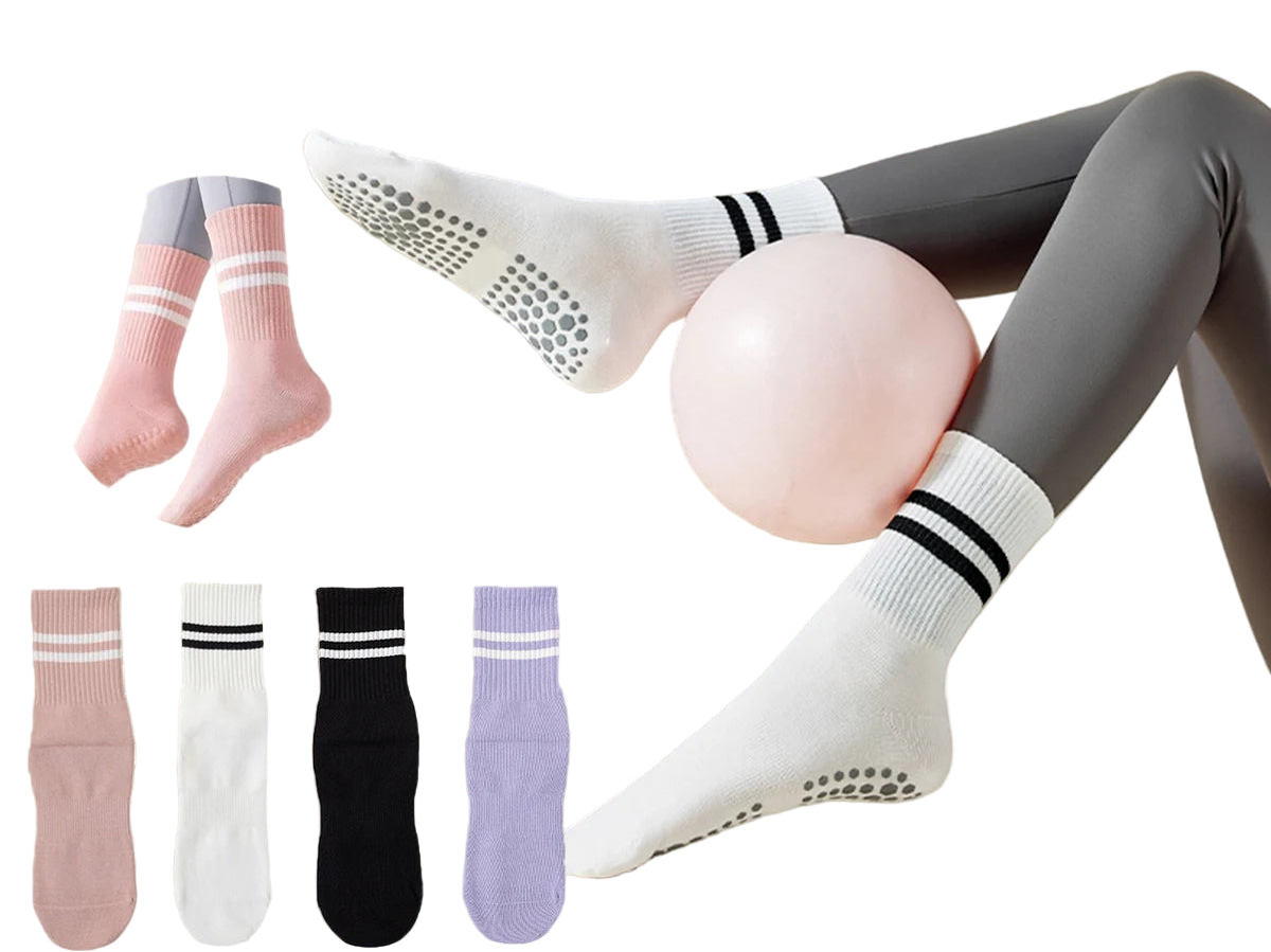 Non-Slip Women Yoga Socks 2 Pair